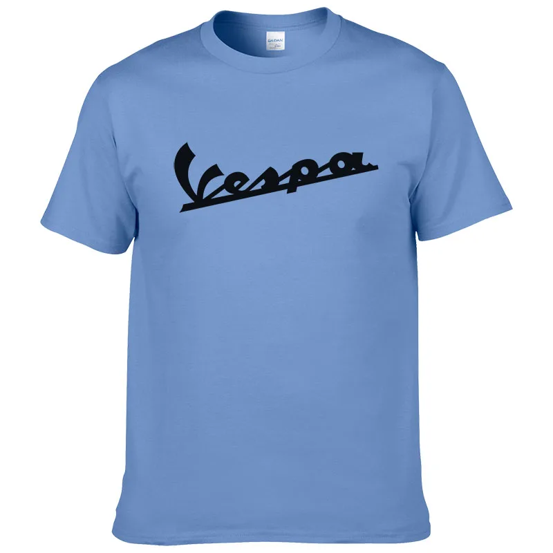 Vespa футболка для мужчин Досуг Divertida Camiseta Algodón de Verano манга Corta Cuello Redondo Camisetas Masculino