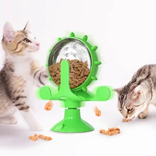  Original Treat Leaking Cat Toy Interactive Rotatable Wheel Toy for Cats Kitten Dogs Pet Products Accessories for Dropshipping 