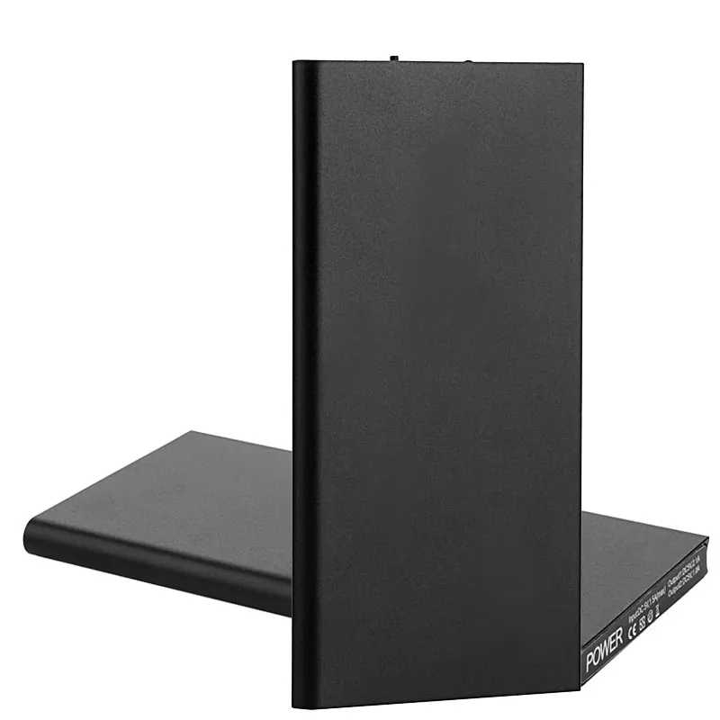 10000Mah Ultra Silm Batteria Esterna Polymer Powerbank Dual Usb Port Caricabatterie Per Telefono Con Torcia A Led Per Xiaomi Power Bank