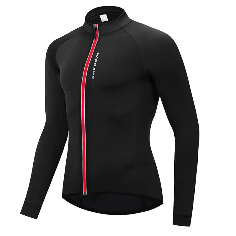 WOSAWE, мужские флисовые зимние куртки для велоспорта, термальная Спортивная одежда для езды на велосипеде, велосипедное пальто с длинным рукавом, Женская велосипедная ветровка MTB, одежда - Цвет: BC226R