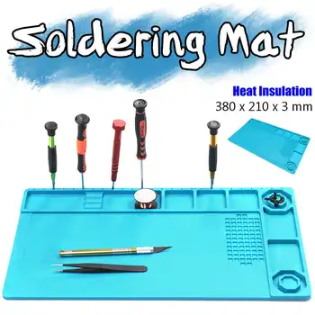 

Phone Computer Repair Mat Magnetic Heat Insulation Soldering Station Soldering Mat Work Pad Desk Platform Maintenance Station