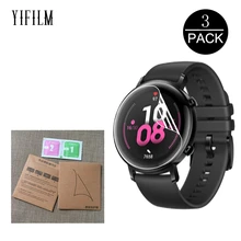 3 шт., защитная пленка для смарт-часов Huawei Honor Watch Magic GT2 GT 2 42 мм 46 мм GS 3 Pro 3 шт., защитная пленка для смарт-часов Huawei Honor Watch Magic GT2 GT 2 42 мм 46 мм GS 3 Pro