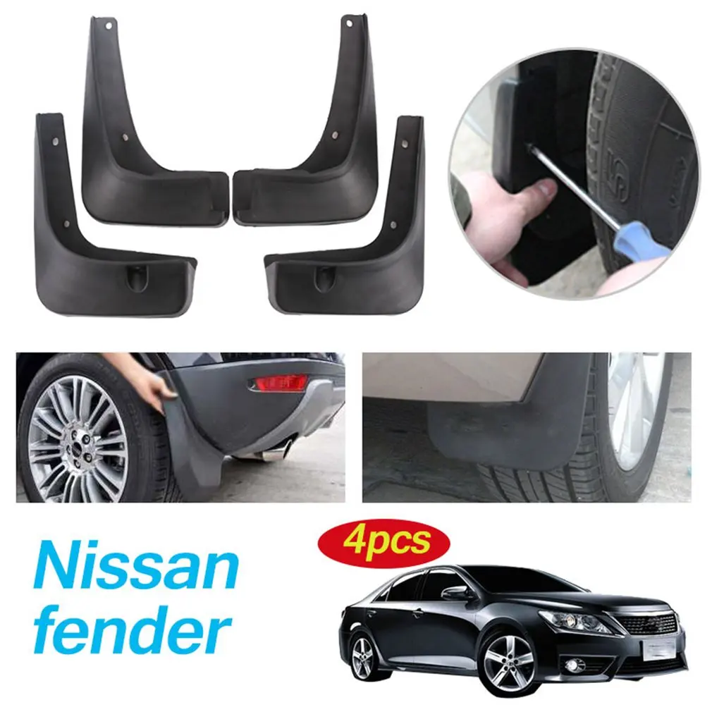 Передние и задние крылья из 4 частей для брызговиков Nissan Sylphy