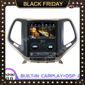 

Tesla style PX6 DSP Android 9 4+128GB Screen Car GPS Navigation For JEEP Cherokee 2014-2018 Radio Multimedia Player Head Unit