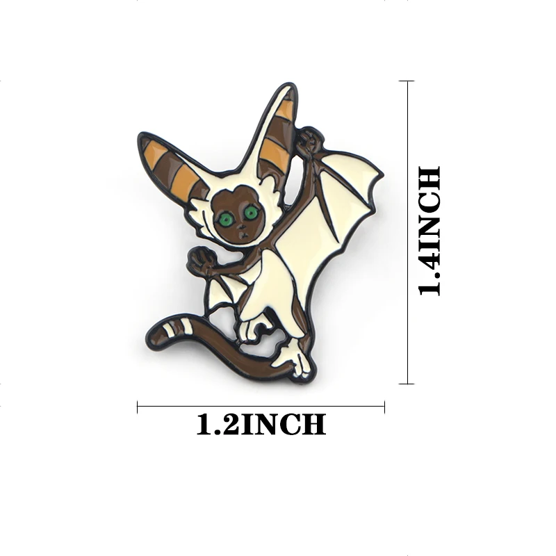 K371 последний Airbender Resource Appa MOMO Pins эмалированные Броши для женщин и мужчин нагрудная булавка мультфильм металлический значок воротник ювелирные изделия 1 шт