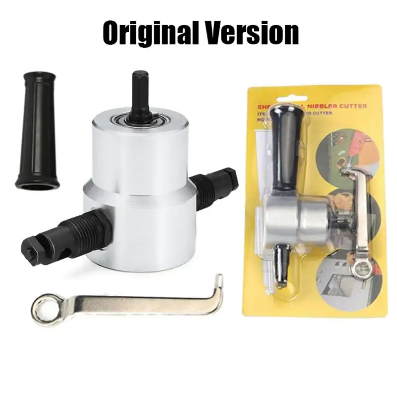 Double-head Metal Sheet Cutter For Cutting Iron Steel Drill Attachment Plate Open Hole | Инструменты