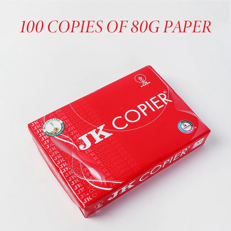 A4 80g Imported White Duplicating Paper 100 Pieces Of All Wood Pulp