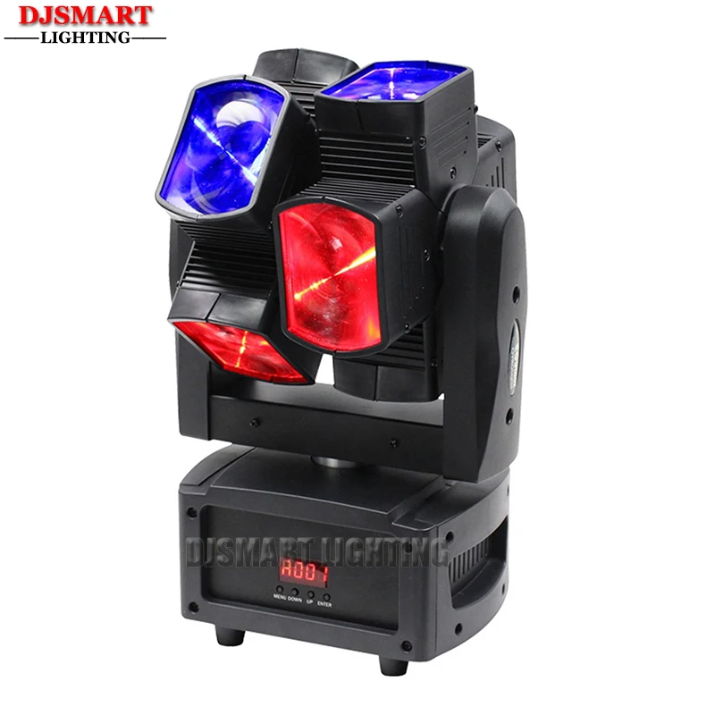 Djsmart 8x10W RGBW 4in1 Led Hot Wheel Moving Head Beam Light Infinite Rotating Stage Effect Lights | Лампы и освещение