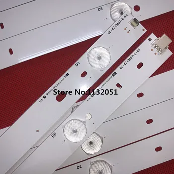 

LED Backlight Strips (8) for Phi lips original parts CL-47-D407-R-V4 CL-47-D407-L-V4 47PFH4109/88 47pfg4109 3lamps+4lamps
