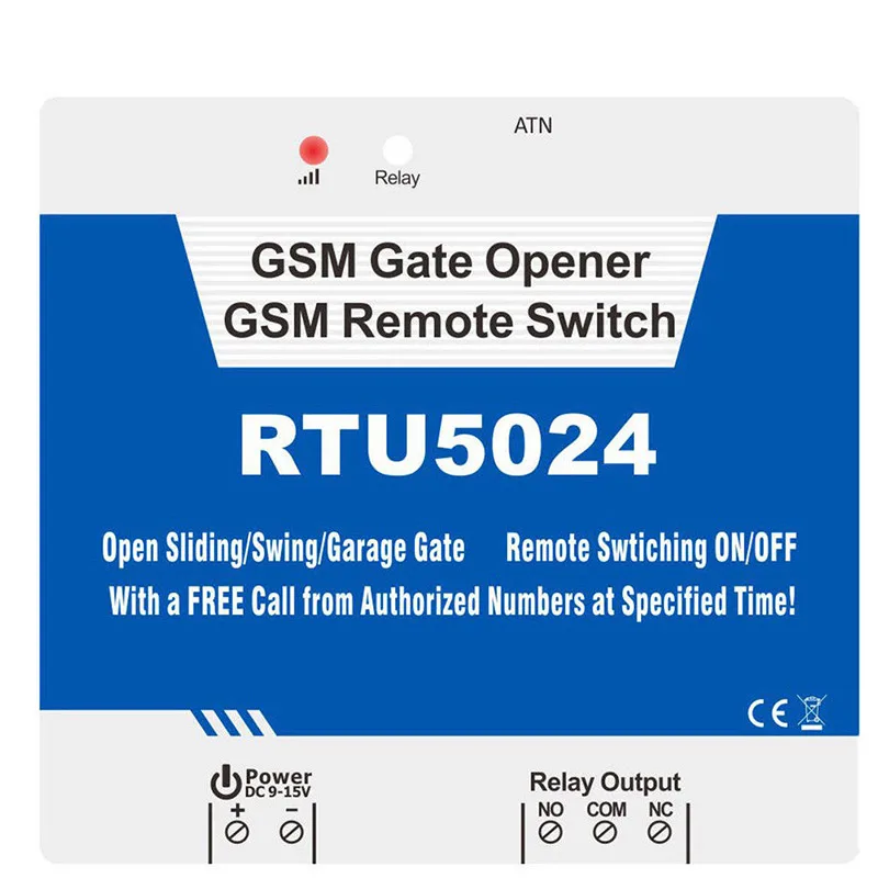 

RTU5024 Gate Opener Relay Switch Phone Wireless Door Access Remote Control ING-SHIPPING