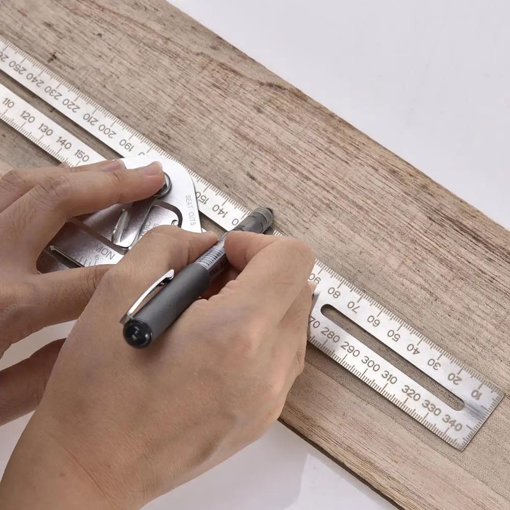 Stainless Steel Triangle Angle Ruler