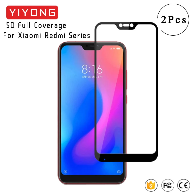 YIYONG 5D полное покрытие стекло для Xiaomi Redmi 4A 4X 5 Plus 5A закаленное Защита экрана Xiomi 6 Pro