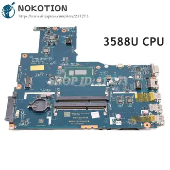 

NOKOTION For Lenovo Ideapad B50-70 laptop motherboard DDR3L SR1E8 3588U CPU 5B20G46110 ZIWB2 ZIWB3 ZIWE1 LA-B092P