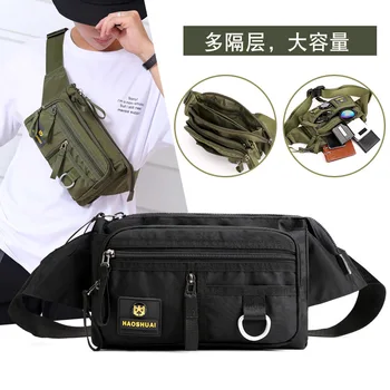 

New Large-capacity Men's and Women's Pockets Multi-layer Anti-theft Waist Bags Personal Cashier Pockets Heuptas Dames Fanny Pack