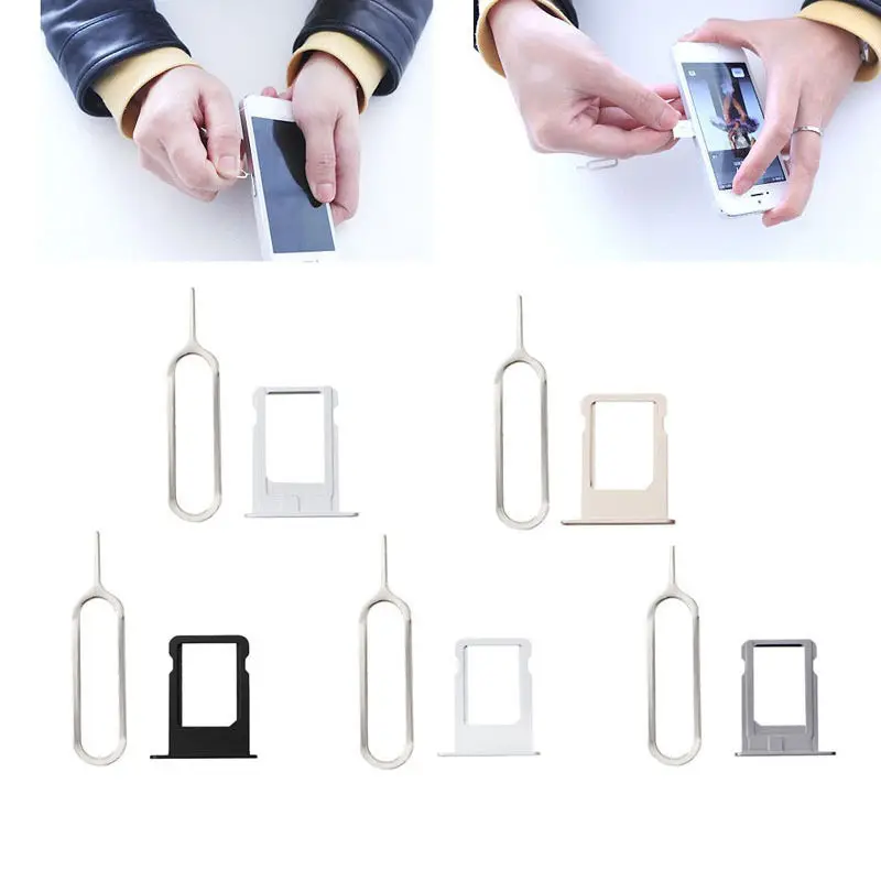 Сменный держатель слота для Nano sim-карты и извлечения для iPhone 5S 5 1 комплект LX9A