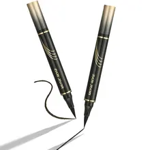 Черный двухсторонний макияж, подводка для глаз карандаш влагостойкий прецизионный длинный-жидкость длительного эффекта Comestics подводка для глаз ручка