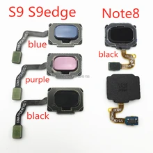1 шт. Кнопка меню возврата домой датчик отпечатков пальцев гибкий кабель для samsung Galaxy S9 S9edge Plus G960F G965F Note 8 сенсорный ремонт