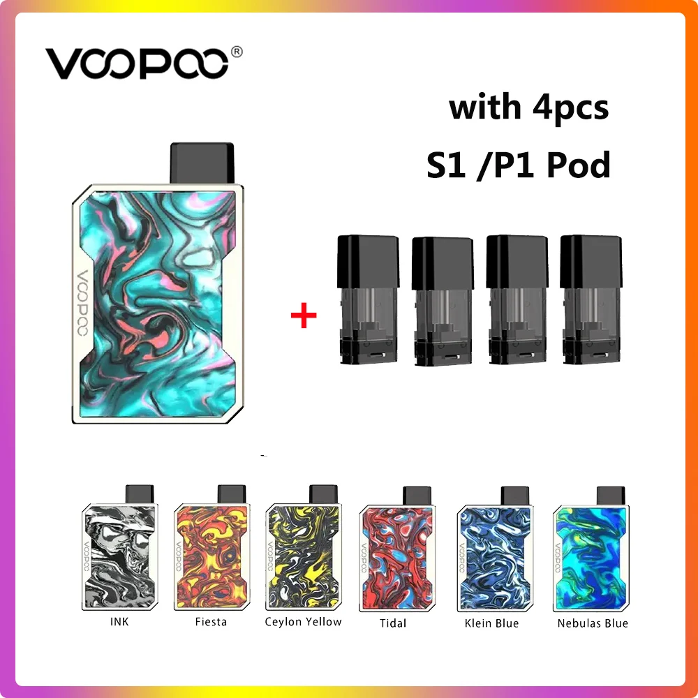 Оригинальный комплект Voopoo Drag Nano со встроенной батареей 750 мАч с картриджем 1 мл