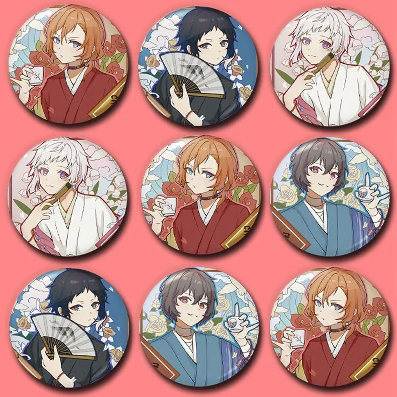 1 шт. аниме бродячие псы значок косплея атсуши Брошь булавка дазай Осаму