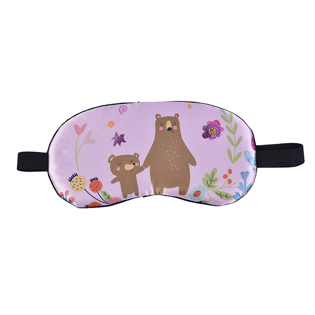 Cover Sleeping Mask Cotton Cartoon Cute Creative Funny Eyepatch Sleep Mask Travel Relax Eye Band Sleeping Aid Blindfold