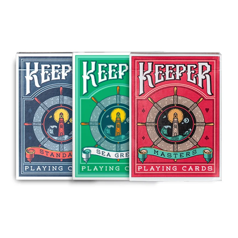 

Ellusionist Keeper Playing Cards Red/Blue/Green Deck USPCC Poker Magic Card Games Magic Tricks Props for Magician