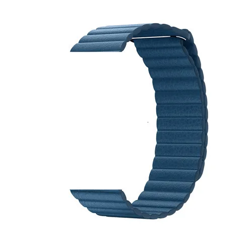 Cape Blue Кожаный ремешок для apple watch 42 мм сменные браслеты iWatch серии 5 4 3 2 1 Ремешки для наручных часов браслет 44 мм 40 мм 38 мм петля - Цвет ремешка: Cape Blue