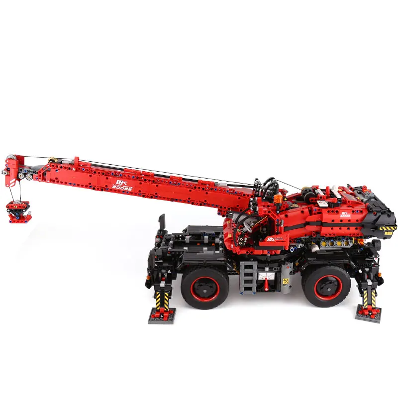 Technic 20085 вездеходный кран автомобильный конструктор совместимый с лего 42082 строительные блоки кирпичи игрушки для детей Подарки