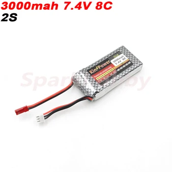 

1PC Sparkhobby King Power 2S 7.4V 3000mAh 8C RC LiPo Battery For Jumper T16 FrSky X7 X7S RC Airplane Drone Helicopter
