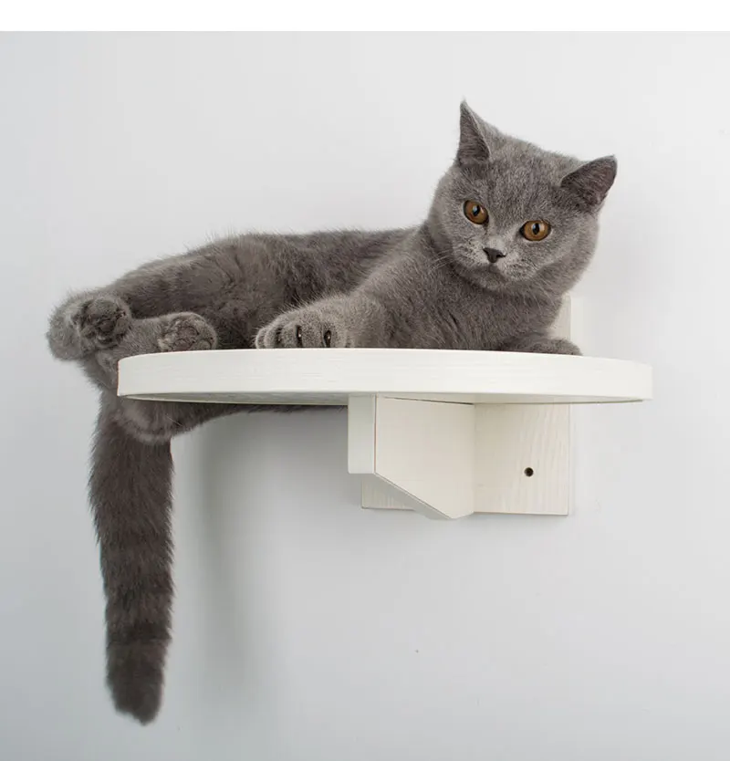 Настенный Кот дерево трамплин Отдых Платформа кошачий наполнитель скалолазание рама мебель для домашних животных настенные игрушки