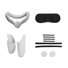 Vr accessorie conjunto capa protetora para oculus quest 2 controlador de toque vr com alça de junta aperto para oculus ques