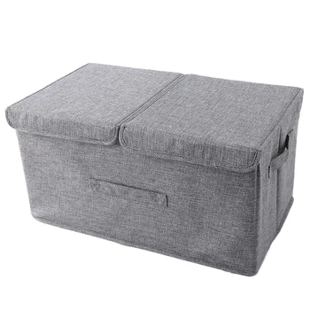 

Anti-Mold Foldable Storage Box Organizers Large Carry Handles Great for Toy Clothes Blankets Organizador Zipper Box