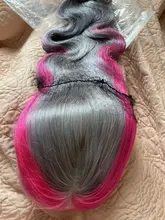 180% 4X4 cierre Peluca de la onda del cuerpo de la peluca con malla frontal Remy brasileño pelucas de cabello humano negro rubia rojo púrpura gris resaltar peluca 8-26
