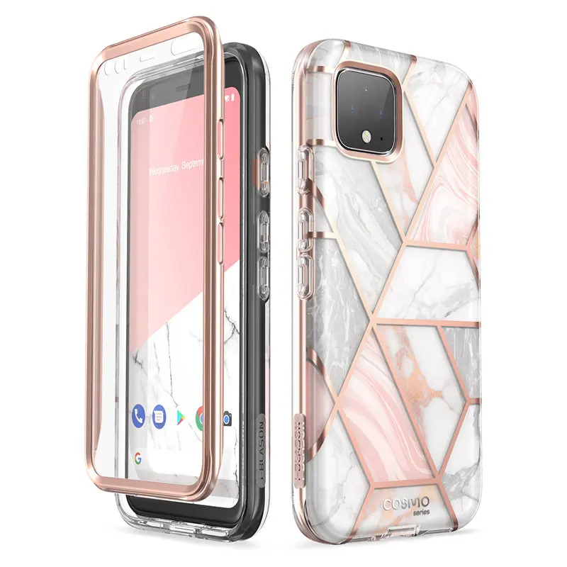 Для Google Pixel 4 XL чехол 6 3 дюймов (2019) I BLASON Cosmo полный корпус блестящий Мраморный