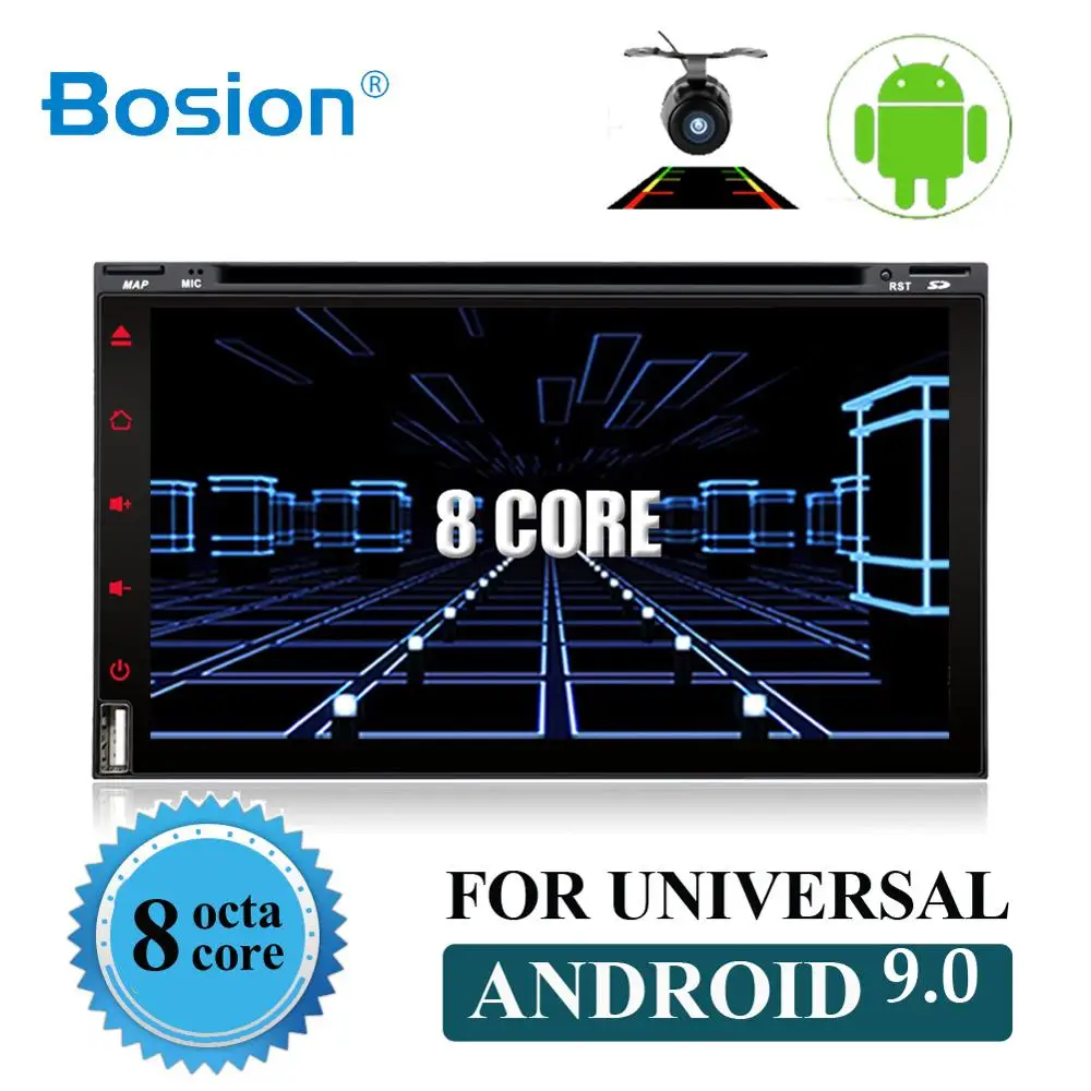 Bosion car multimedia player Octa Core 2 Din Android 9.0 For NISSAN QASHQAI Tiida Car Audio Stereo Radio GPS TV 3G WiFi BT DAB+