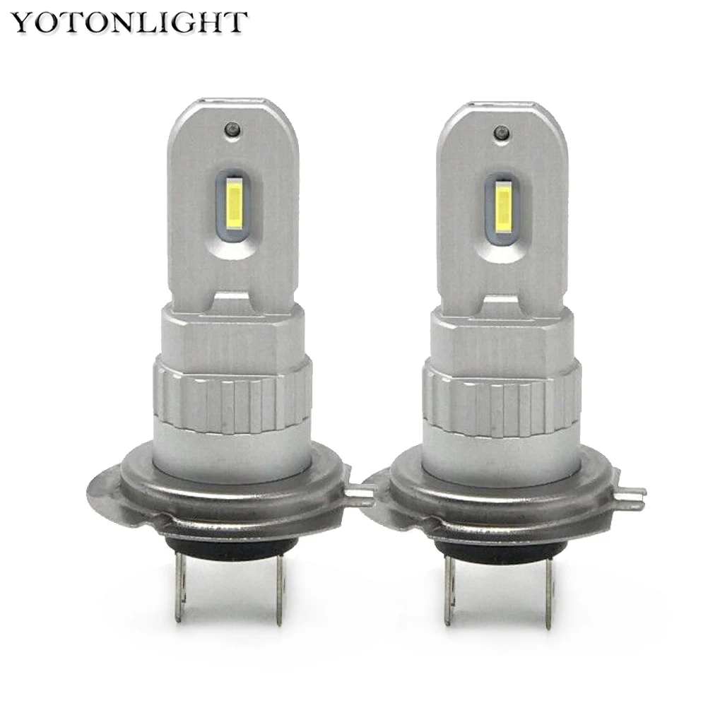 YOTONLIGHT 2 шт. 1:1 дизайн H7 светодиодные лампы автомобильные лампы светодиодные для фар H7 противотуманные фары автомобильные ходовые огни 40 Вт 6000лм 12 В 6500 К
