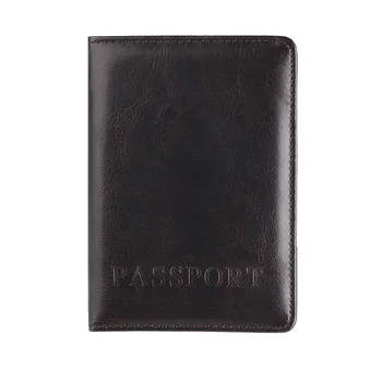 

2020 Credit Card Passport Holder Men Women RFID Vintage Business Card Cover PU Leather Fashion Cards Wallet Unisex Mini Purse