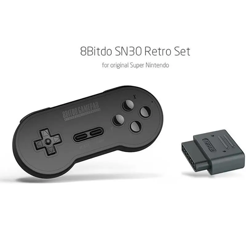 BEESCLOVER SN30 8Bitdo Ретро Bluetooth контроллер геймпад с приемником адаптер Набор для Android Mac для NAND SNES SF-C d40