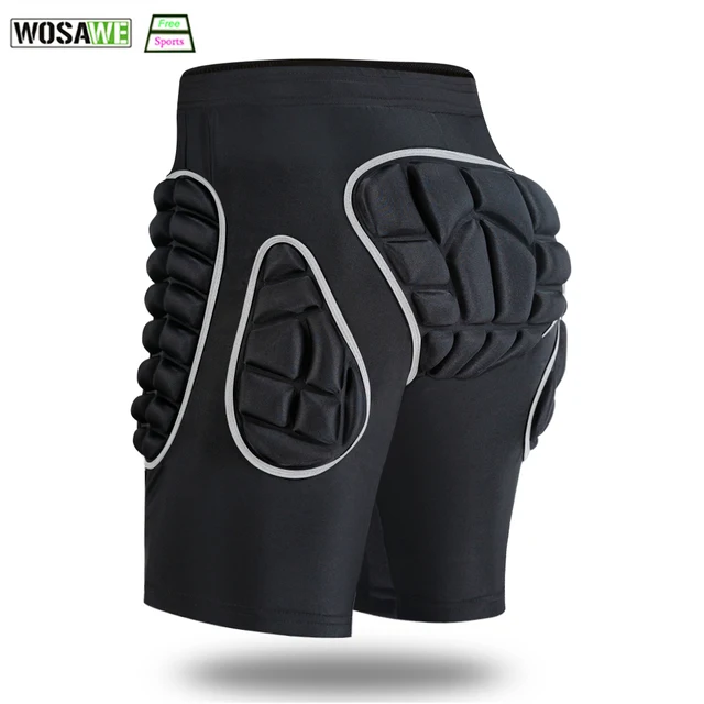 US $15.83 WOSAWE Classic Ski Flanchard skiing Shorts Protective Hip Padded Shorts Skiing Snowboard drop resis