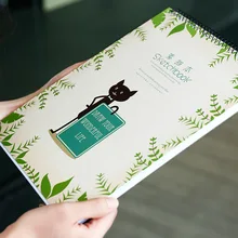 Южнокорейские канцелярские принадлежности Поворотная книжка для рисования катушки для эскизов A4 эскиз книга пустая для рисования граффити книга суб-смешанная партия