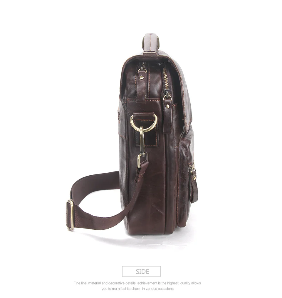 Мужская сумка-мессенджер из натуральной кожи с контактами, мужская сумка через плечо, сумка через плечо, сумка Bolsos для 9," iPad