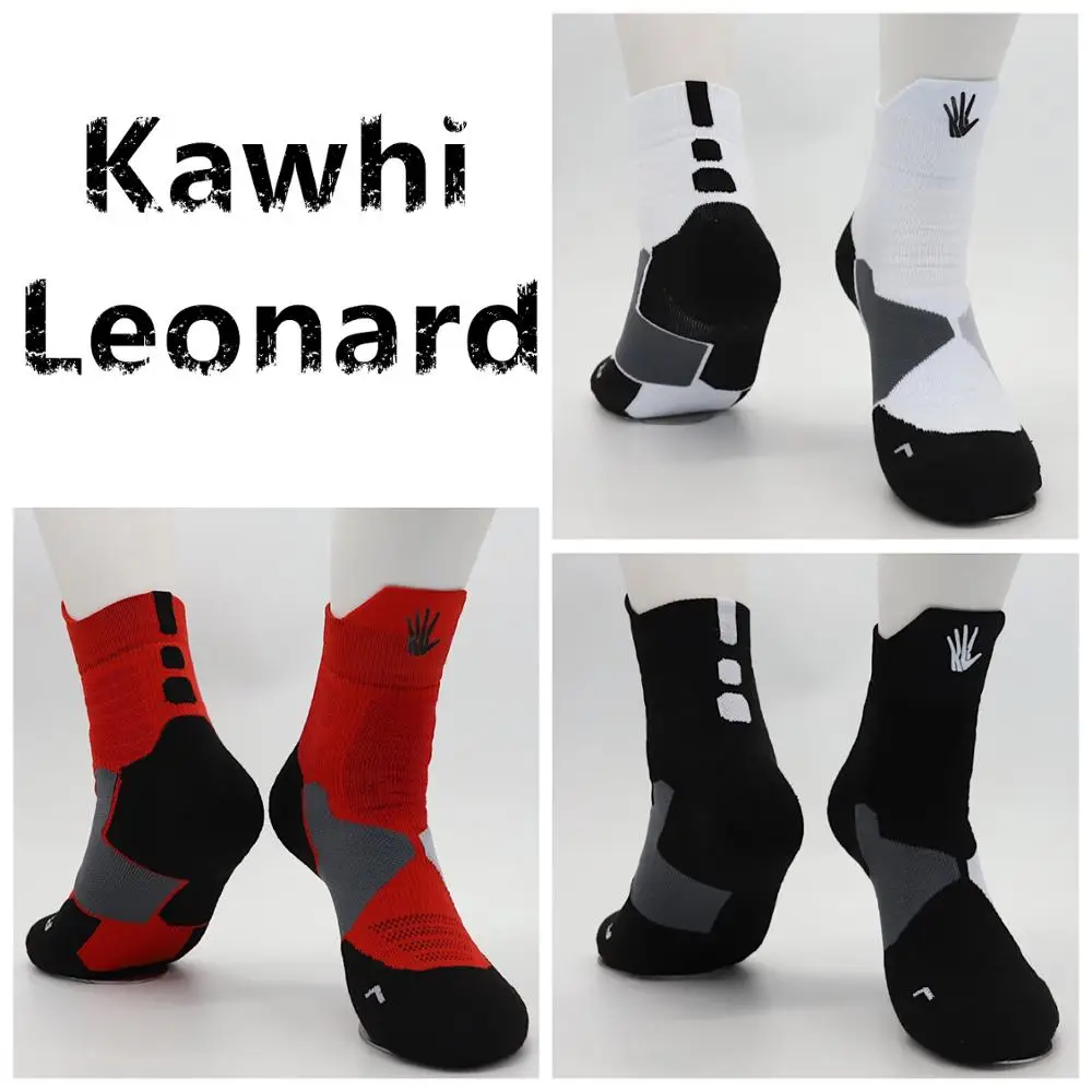 Kawhi Leonard Basketball гольфы до середины голени тренировочные толстые носки No.2 лучший