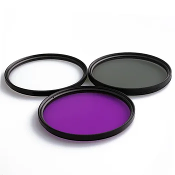 

3Pc 58mm 3 in 1 Lens Filter Set with Bag UV+CPL+FLD For Cannon Nikon Sony Pentax Camera Lens