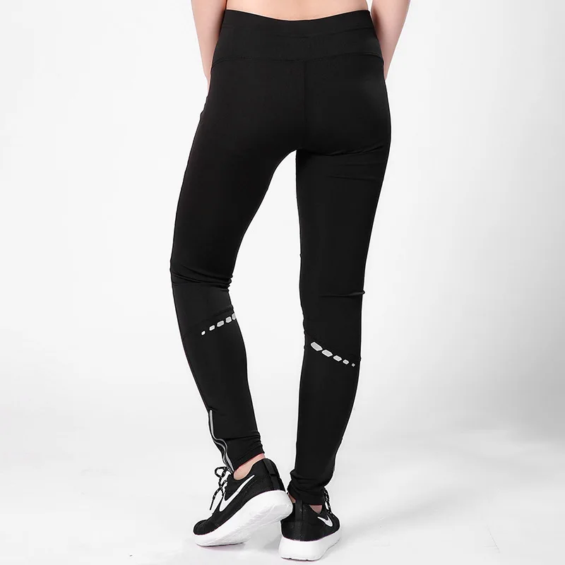 Ultra-stretch Reflective Night for a Run Leggings Quick-Dry Athletic Pants Yoga Pants Multi-Code Yoga Clothes