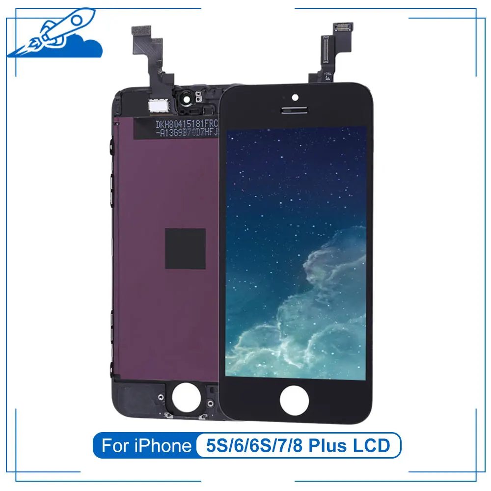 ЖК дисплей Elekworld для iPhone 5S SE 6 6s Plus 7 8 сенсорный экран с дигитайзером в сборе детали
