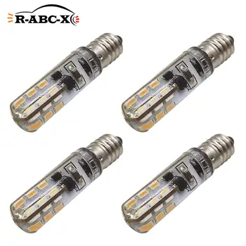 

4 pcs 24smd upgrade E10 led bulb flashlight torch replacement bulb car Indicator Instrument light white yellow 6V Screw Base