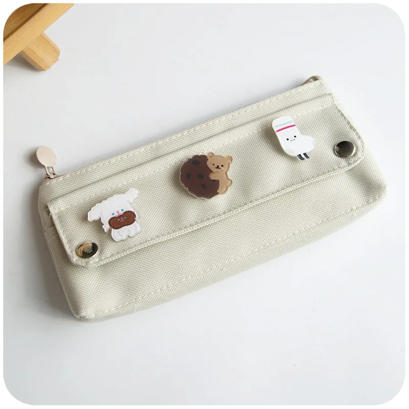 pencil case cute school supplies Salt pencilcases piorniki material escolar astuccio scuola kawaii pen pouch kalem kutusu