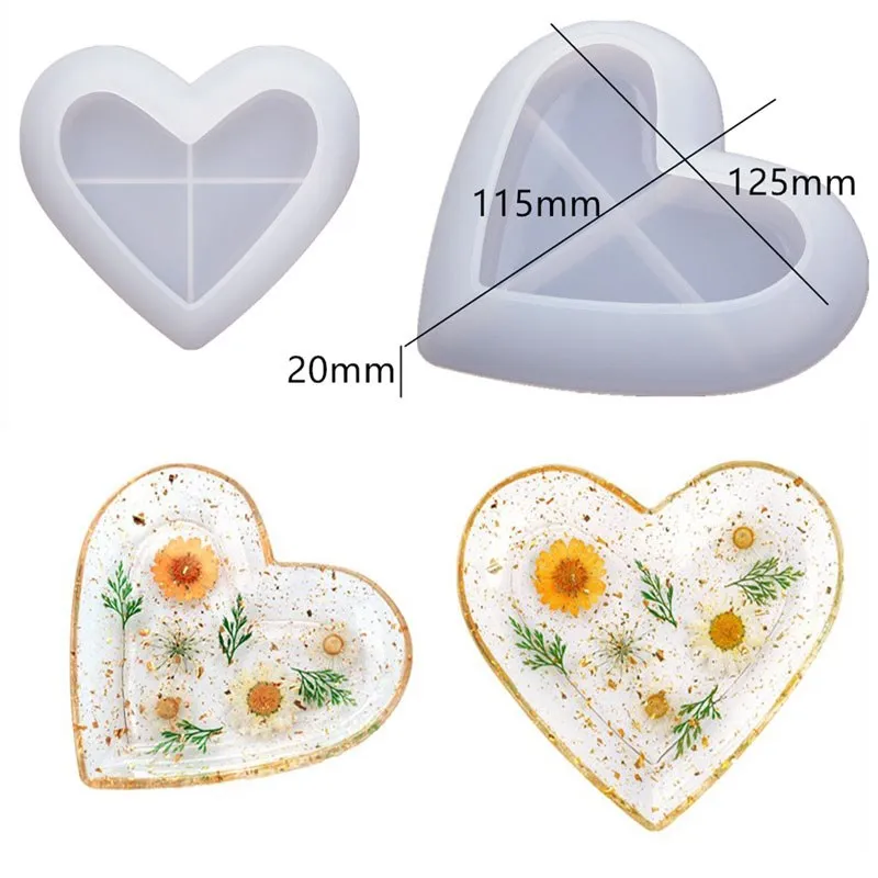 DIY Crystal Silicone Mold - Three-Layer Decorative Fruit and Tea Plate