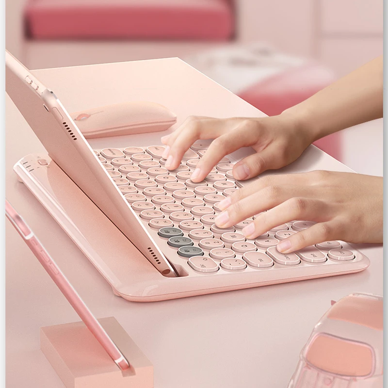 Bluetooth Keyboard Wireless Gaming Keyboard Mouse Set Silent Mini iPad Keyboard Magic For Phone Laptop Tablet PC Gamer Keyboard