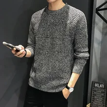 #Special Offers Winter Thick Sweater Men's Warm Slim Fashion Solid Color Casual Knit Pullover Man Wild Long-sleeved Sweater Large Size M-5XL #Special Offers Winter Thick Sweater Men's Warm Slim Fashion Solid Color Casual Knit Pullover Man Wild Long-sleeved Sweater Large Size M-5XL