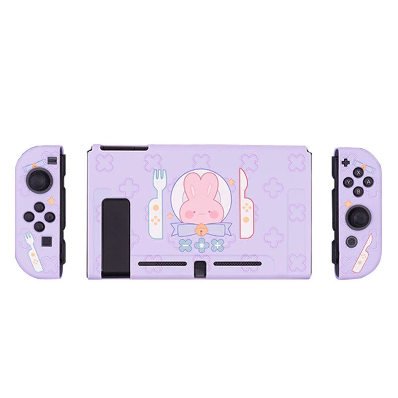 

NS Protective Case Cover for Nintend Switch Split Shell Cute Cartoon Anime TPU Soft Cover Back Grip Shell For Nintendo Switch